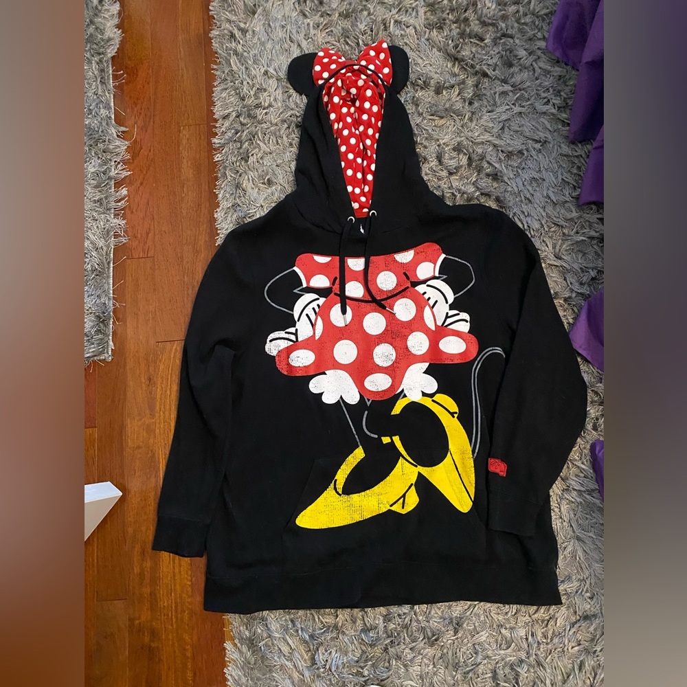 Disney parks Minnie Mouse hoodie 2x